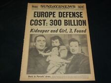 1952 FEBRUARY 24 NEW YORK DAILY NEWS - EUROPE DEFENSE COS: 300 BILLION - NP 5413 picture