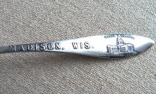 vintage Sterling Silver Spoon of Madison, Wisconsin - Souvenir Spoon picture