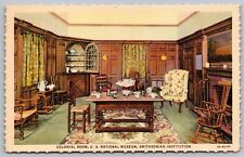 Colonial Room U S National Museum Smithsonian Institution Linen Postcard picture