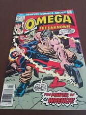 OMEGA THE UNKNOWN #6  FIRST APPEARANCE THE WRENCH  MARVEL  1977 4.0 VG Comb Ship picture
