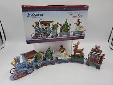 Jim Shore North Star Express Christmas Train Set 2013 Enesco #4036686 With Box picture