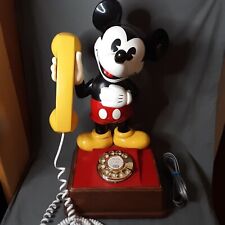 Vintage 1976 Mickey Mouse Rotary Dial Phone ( UNTESTED ) picture