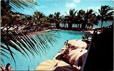 Beach Hotel Grapetree Inn Bay High Look Tropical Trees Pool PPL Postcard Unused picture