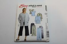 McCall's M5027 Jacket, Top and Pants Combo Pattern Size 8-14 Uncut 2006 picture