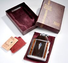 Vintage 1930's Art Deco Ronson Mastercase Lighter & Cigarette Case Combo in Box picture