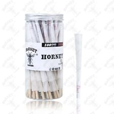 Hornet Cones Classic King Size 100 Cones-Pre Rolled White Cones with Filter Tips picture