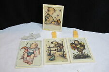 Vintage Hummel Wall Hanger Behind Glass Prints set of 4 Very Rare Mountain Find picture