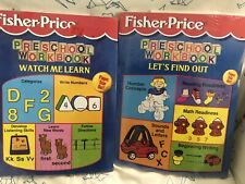 VTG Fisher Price Preschool Practice Sets Lot Of Two. New in Wrapper picture
