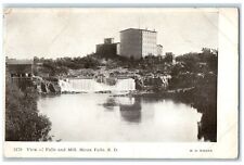 c1905's View On Falls And Mills Sioux Falls South Dakota SD Unposted Postcard picture