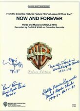 League of Their Own Movie Sheet Music Signed by Lori Petty & Actual Players picture