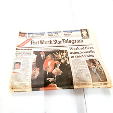 Fort Worth Star Telegram Newspaper June 18 1993 John Connally Death Memorial picture