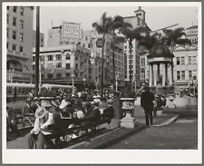 Old 8X10 Photo, 1930's View of square in midtown. San Diego, California 58110851 picture