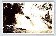 Postcard RPPC Michigan Ontonagon River MI Bond Falls 1930s Unposted DOPS picture