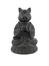Pacific Trading Cat Buddha Meditating Statue Eastern Enlightenment Masterpiece  picture