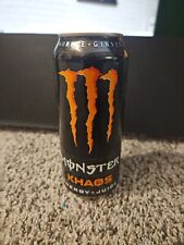 RARE 2008 Monster Energy Drink KHAOS 50% Juice 028 16oz Can empty picture