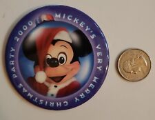 Disney World Mickey's Very Merry Christmas Party 2000 Pin Button Souvenir Santa picture
