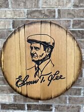 Buffalo Trace Distillery (Elmer T Lee) Bourbon Barrel Head -CNC Carved picture