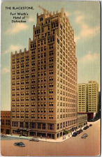 Postcard TX Fort Worth Blackstone Hotel picture
