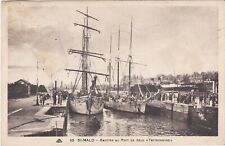 G1549 ILLUSTRATION - SAINT MALO - RETURN TO THE PORT OF TWO TERRENEUVAS - BOATS picture