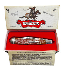 Pocketknife Winchester 19107 94 Banana *Burnt Orange* Bone Cartridge KP-1463 picture