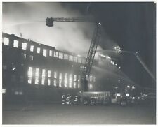1970's Factory or Warehouse Fire Photographed By Dennis Hill Abe Weisbeal picture