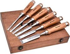 EZARC 6 Piece Set Woodworking Chisel Wood Carving 6/10/12/16/20/25mm from Japan picture
