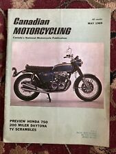 Canadian Motorcycling Magazine May 1969, Vintage picture