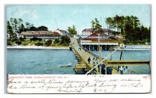 Crescent Park Narragansett Bay Rhode Island Vintage Postcard Posted 1906 UDB picture