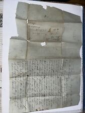 Antique 1851 Letter to Ohio from Urbana Champaign Illinois IL Mentions Steamboat picture