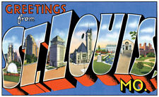 MAGNET Greetings From Photo Magnet ST LOUIS Missouri picture