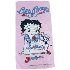 Betty Book Beach Towel Pink 1990 King Features Fleisher Studio Vintage picture