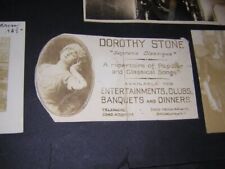 Dorothy Stone Personal Scrapbook 1890's-1930's Model Actress Vaudeville picture