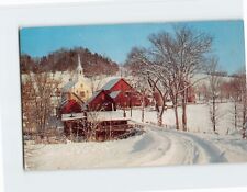 Postcard First Snowfall Winter Scene picture