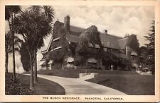 Postcard The Busch Residence in Pasadena, California picture