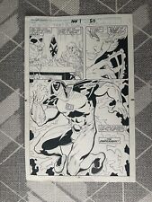 Al Bigley - Original Art for Darkhawk Annual #1 Page 50 / Signed and Dated picture