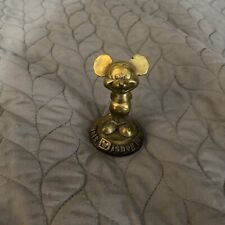 Vintage Disneyland Gold Mickey Mouse Statue 3