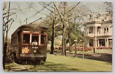 Postcard New Orleans Louisiana St Charles Avenue Streetcar 945 Vintage 1972 picture