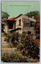 SAN ANTONIO TX TEXAS Postcard Bowens Mill Colored c1915 Early BEXAR COUNTY picture