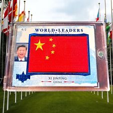 Decision 2020 World Leader Flag Patch Xi Jinping #WL059 BLUE FOIL 4/5 TRUMP 