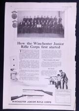 1919 Winchester Junior Rifle Large Advertisement Feb American Boy MagazineFD12-4 picture