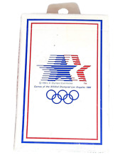 Vintage 1980 Los Angeles 1984 Olympic Games Playing Card Deck New Sealed picture