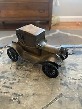 Vintage 1970s USA Metal Old 1915 Chevrolet Coupe Car Coin Bank picture