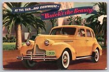 1939 Buick, At The Fair And Everywhere Buick's The Beauty, Postcard N713 picture