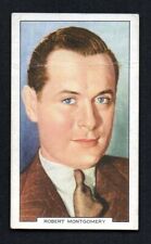 ROBERT MONGOMERY 1939 GALLAHER MY FAVOURITE PART MOVIE STARS #45    GOOD picture