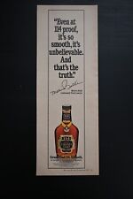 1983 Grand Dad 114 Smooth Boubon Whiskey Vintage Magazine Print Ad Melvin Belli picture