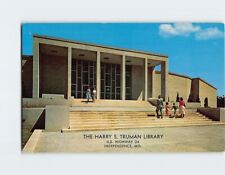 Postcard Entrance The Harry S Truman Library US Highway 24 Independence Missouri picture
