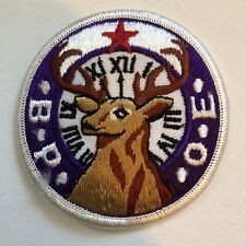 Vintage Elks Lodge BPOE Jacket Patch Benevolent Protective Order of Elks NOS picture
