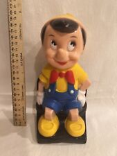 Vintage Pinocchio Walt Disney Bank - Play Pal Plastics picture