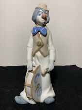 Casades Clown With Drum - 9 1/2” - Vintage Figurine Porcelain picture
