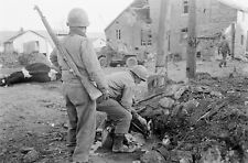 WW2 WWII Photo World War Two  Battle of Bulge Scene December 1944 Wehrmacht picture